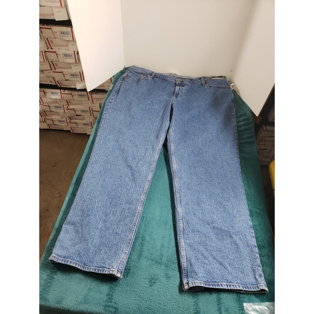 Classic Women's Blue Straight-Leg Jeans